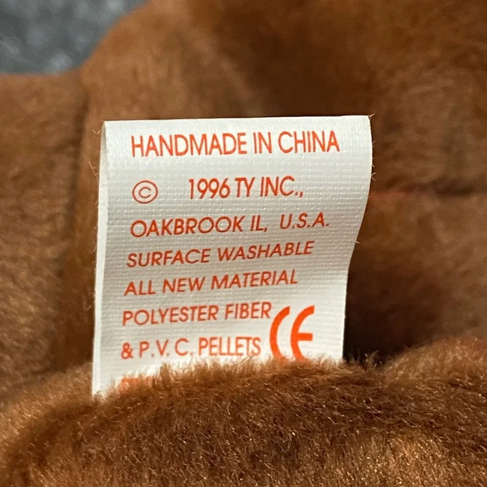 TY Beanie Baby Gobbles the Turkey‎ Toy Thanksgiving 1996 Retired - Tag Errors